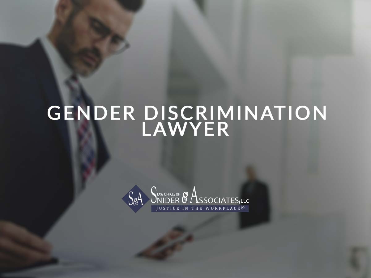 Gender Discrimination Lawyer Snider and Associates, LLC